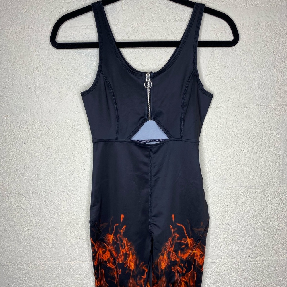BLAZING GLORY CUT-OUT ROMPER - Dolls Kill